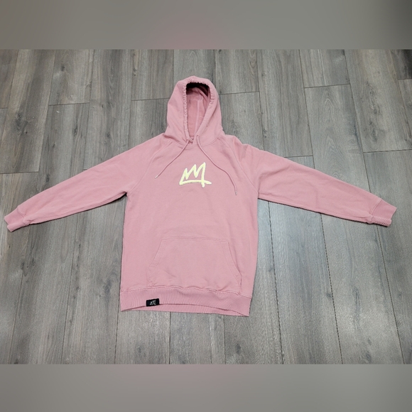 BLKKNGS Men's Light Pink Hoodie - Size Large - Picture 3 of 7